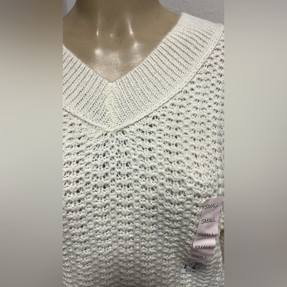 NWT SO Preppy Knit V-Neck Pullover Plush Sweater M - Picture 6 of 7